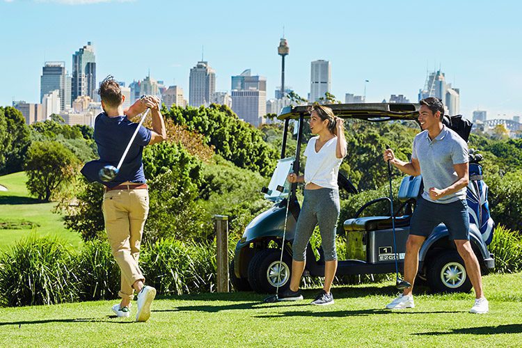 Moore Park Golf Corporate Entertainment Venue Food and Beverages City Views