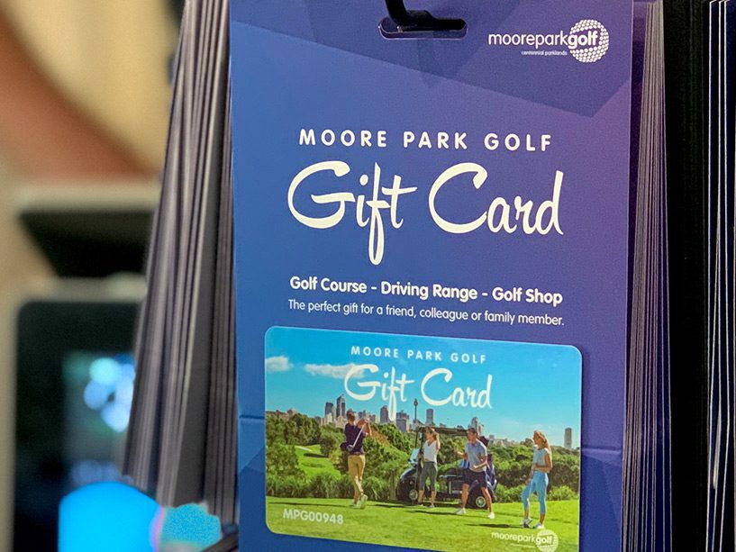 Moore Park Golf Gift Vouchers